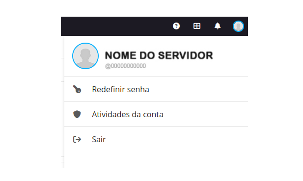 Tela redefinir senha